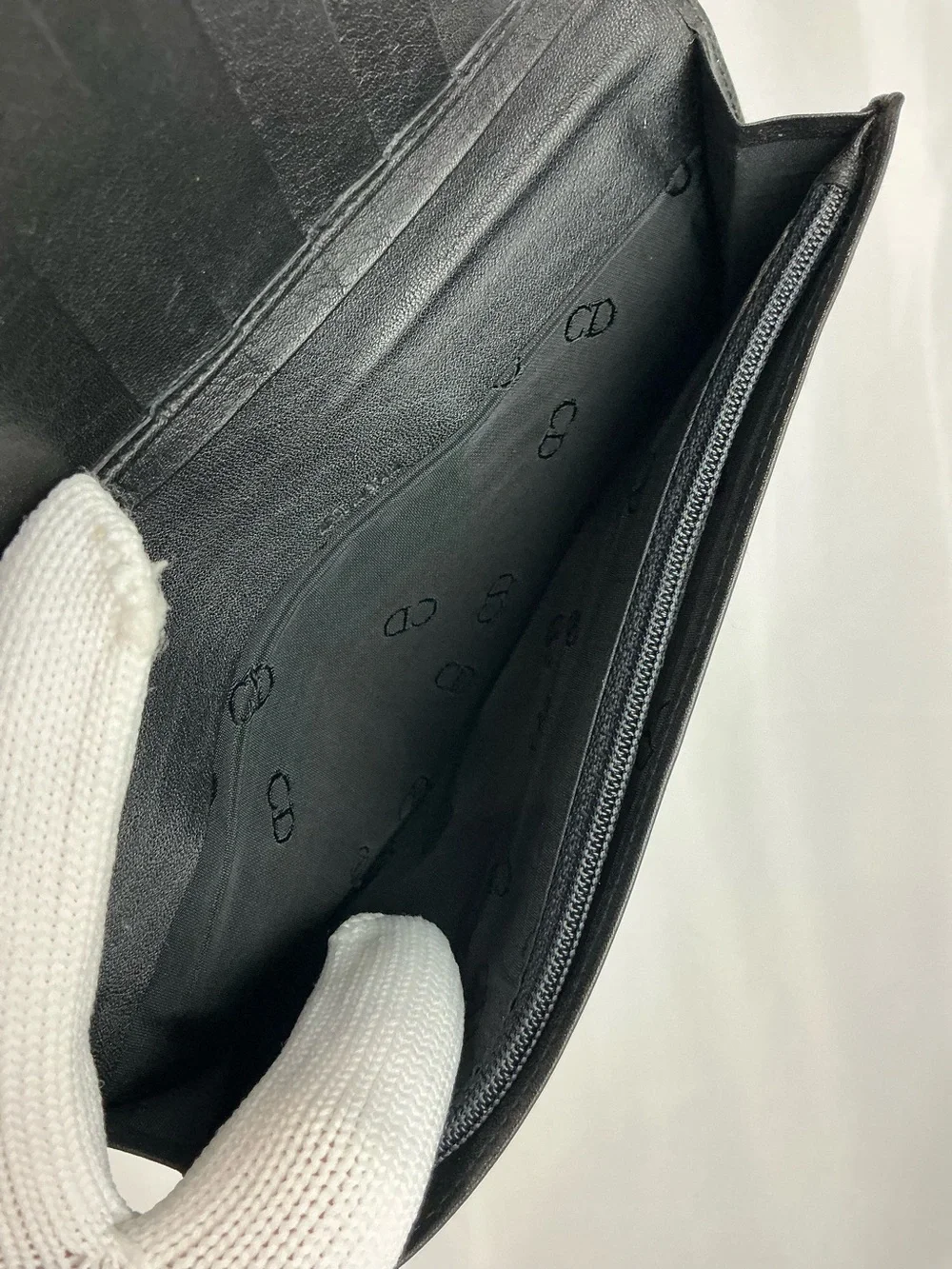 DIOR LONG WALLET BLACK VINTAGE